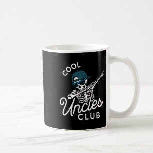 Funny Cool Uncles Club Shirt Funny Skeleton Uncle Coffee Mug