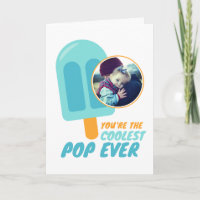 Funny Coolest Pop Dad Pun Father's Day Photo