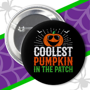 Funny Coolest Pumpkin In The Patch Halloween Party 2 Inch Round Button