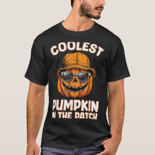 Funny Coolest Pumpkin In The Patch Halloween  T-Shirt
