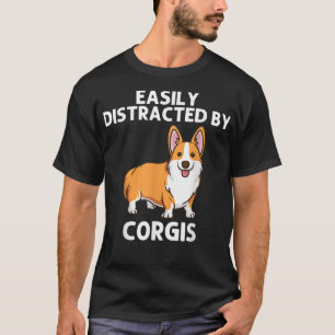 Funny Corgi Art For Men Women Welsh Corgi Dog Anim T-Shirt