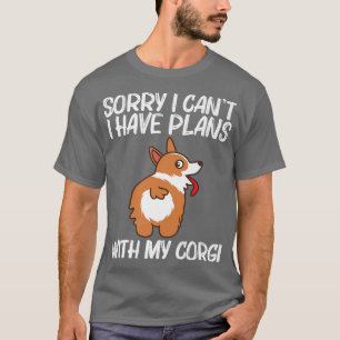 Funny Corgi Design For Men Women Pet Dog Animal Do T-Shirt