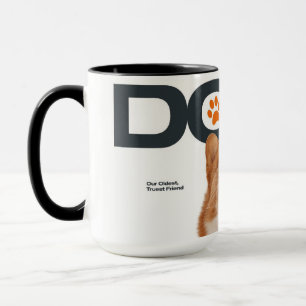 Funny Corgi DOGS Modern Two-Tone Mug - Our Oldest