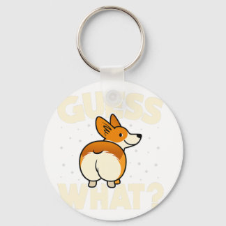 Funny Corgi Gifts For Corgi Lovers Men Women Kids Keychain