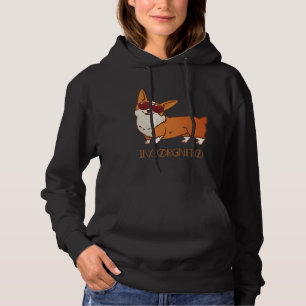 Funny Corgi Incorgnito Dog Pun Cute Pet Hoodie