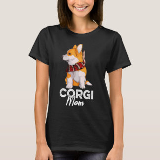 Funny corgi mom mama corgi lover gift for woman T-Shirt