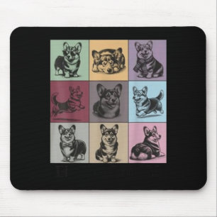 Funny Corgi Mom Quote In My Corgi Era Cool Dog Lov Mouse Pad