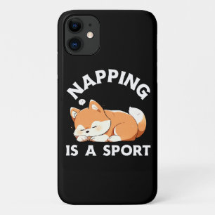 Funny Corgi Napping Is a Sport Dog Lover iPhone 11 Case