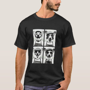 Funny Corgis with Sunglasses Coffee Lovers Barista T-Shirt