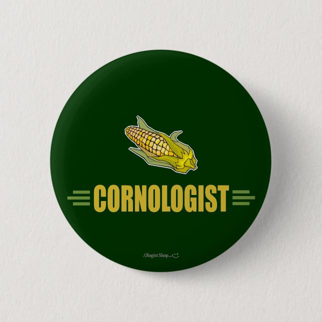 Funny Corn 2 Inch Round Button (Front)
