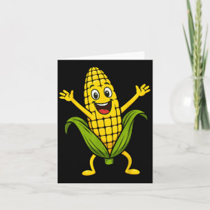 Funny Corn Design For Men Women Sweet Corn On The Card