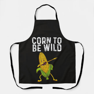 Funny Corn Gift for Men Women Corn On The Cob Cost Apron