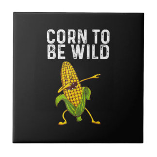 Funny Corn Gift for Men Women Corn On The Cob Cost Tile