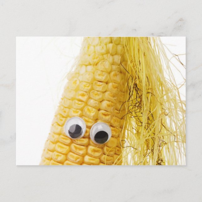 Funny Corn with Eye Postcard (Front)