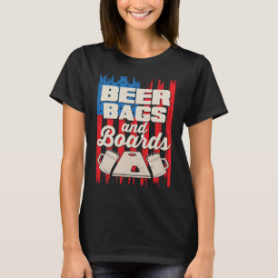 Funny Cornhole Beer Bags and Boards 1 T-Shirt