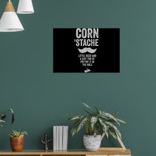 Funny Cornhole Dirty Adult Humour Cornhole And Bee Poster