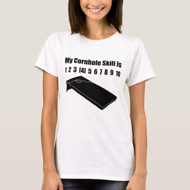 Funny Cornhole T-Shirt (Front)