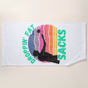 Funny Cornhole Team Cornhole Accessories  Beach Towel