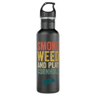 Funny Cornhole Weed Vintage Retro Team Gift 710 Ml Water Bottle
