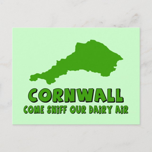 Funny Cornwall Postcard (Front)