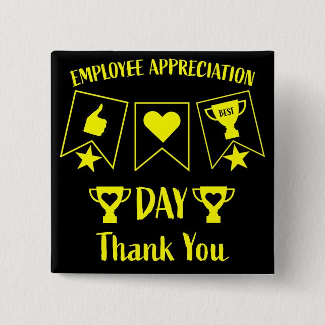 Funny corporate hr gifts 2 inch square button (Front)