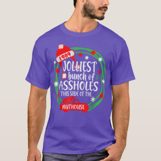 Funny Costume Christmas Tree Truck Jolliest Bunch  T-Shirt