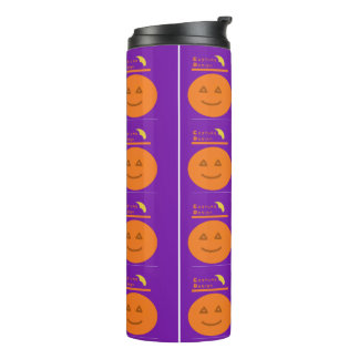 Funny Costume Design Pumpkin Thermal Tumbler