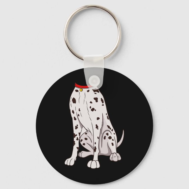 Funny Costume For Halloween Dog Animal Cosplay  Keychain (Front)