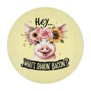 Funny Country bacon pig Cutting Board