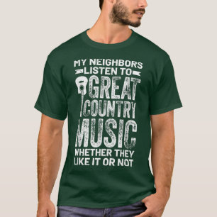 Funny Country Music Graphic For Women Men Country T-Shirt