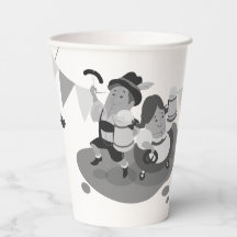 Funny couple in Bavarian costumes Harvest Festival