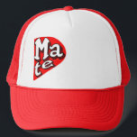 Funny couple matching hat, x2 ,Soul Mate Trucker Hat<br><div class="desc">Funny couple matching hat,  set x2 Soul / Mate. Visit store , accessories 2 category</div>
