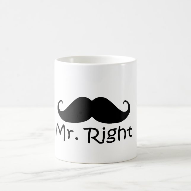 funny couple mug set x2,mrs always right (Center)