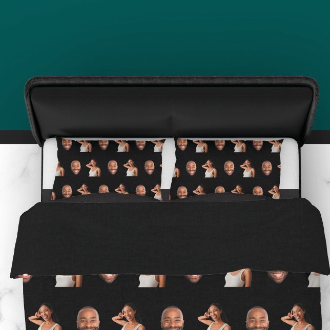 Funny Couple Personalized 2 Face Photo Pillowcase (Funny Couple Personalized 2 Face Photo Pillow Case)