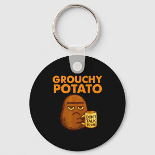 Funny Couple Sweet Tato &amp; Grouchy Tato  Keychain