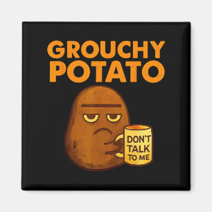 Funny Couple Sweet Tato &amp; Grouchy Tato  Magnet