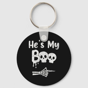 Funny Couples Halloween Matching Costumes  Keychain