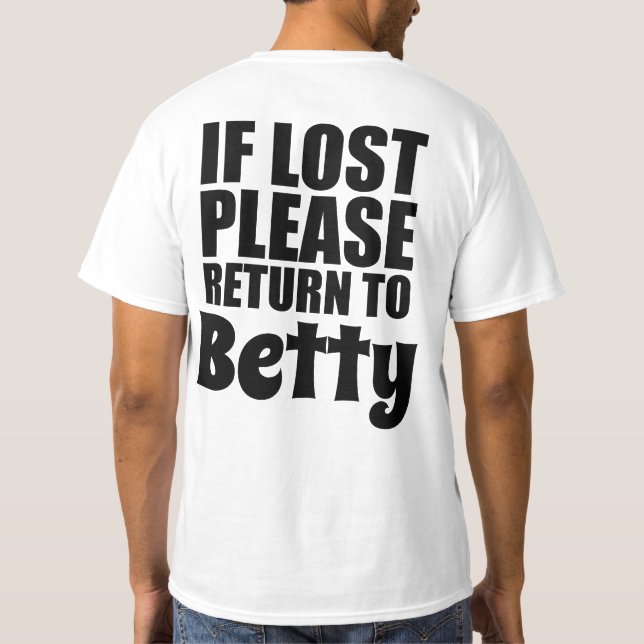 Funny Couples Shirts Personalized (Back)