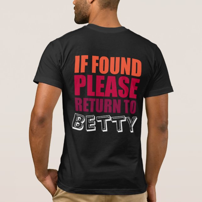 Funny Couples Shirts Personalized (Back)