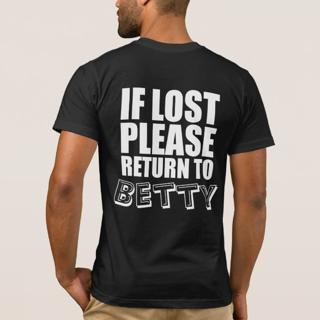 Funny Couples Shirts Personalized (Back)
