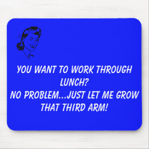 Funny Court Reporter Mouse Pad