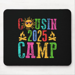 Funny Cousin Camp 2025 Camping Crew Summer Vacatio Mouse Pad