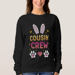 Funny Cousin Crew Rabbit Family matching Sweatshirt
