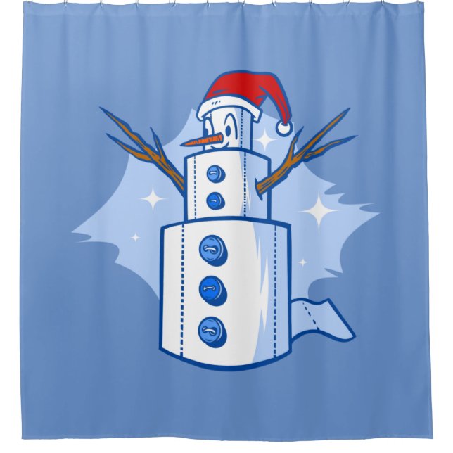 funny covid christmas toilet paper snowman (Front)