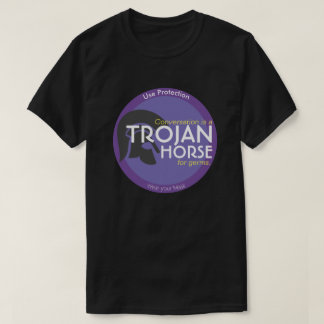 Funny Covid wear your mask condom gag T-Shirt