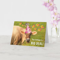 Funny Cow BIG DEAL Birthday