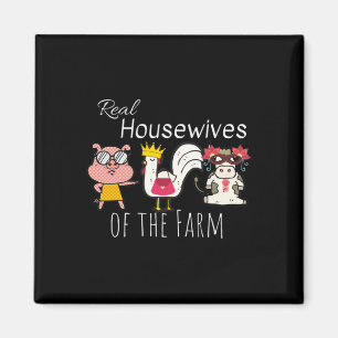 Funny Cow Chicken Pig Animals Real Housewives Of T Magnet