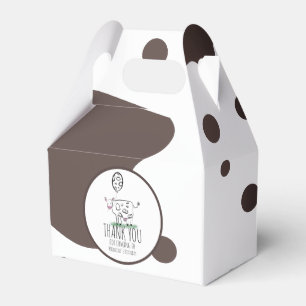 Funny Cow Farm Animal Birthday Party Favor Box