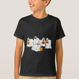 Funny Cow Ghost Halloween Farmer Trick Or Treat Co T-Shirt