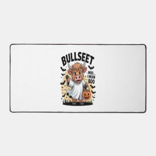 Funny Cow Halloween Desk Mat